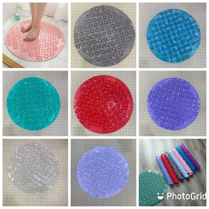 Tapis de bain antidérapants ronds