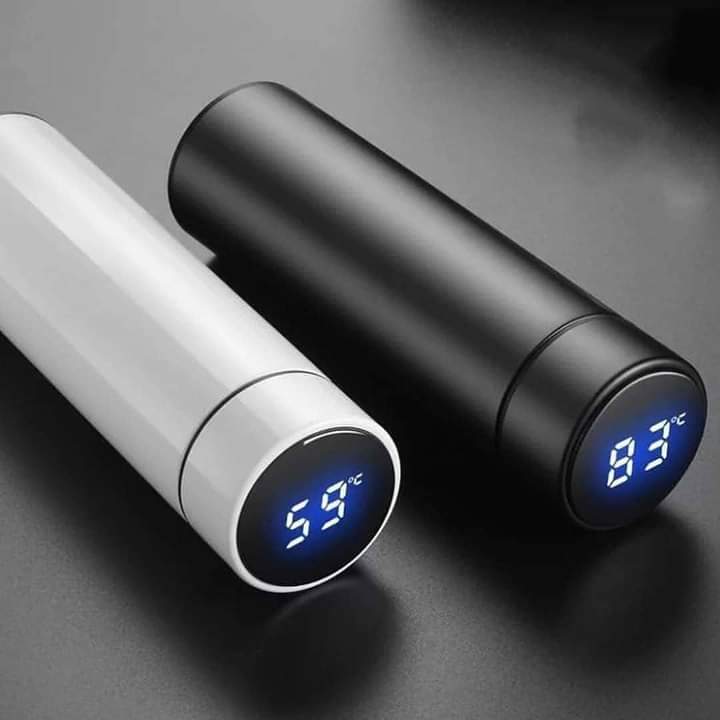 Affichage de la température Bouteille thermos isolée sous vide