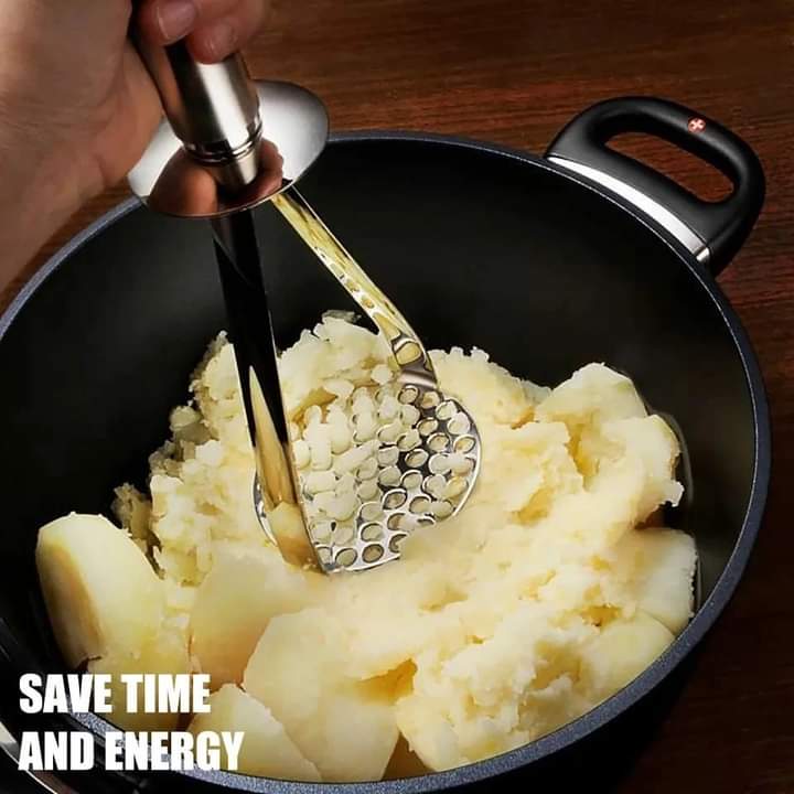 Écraseur de pommes de terre en acier inoxydable