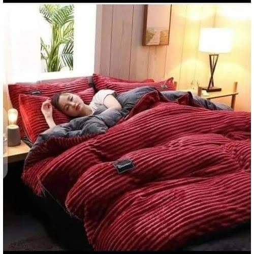 6*6 Ensemble de couette en velours