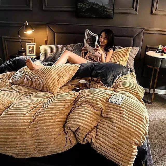 6*6 Ensemble de couette en velours