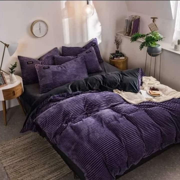 6*6 Ensemble de couette en velours