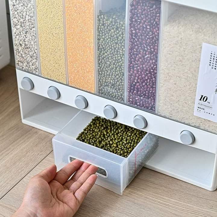 Distributeur de riz/céréales de 10 kg