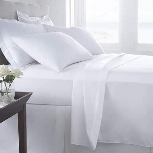 6*7 Draps-housses blancs ajustés