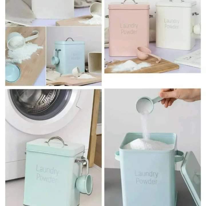 Boîte de rangement pour détergent