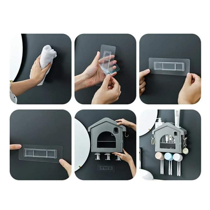 Porte-brosse à dents multifonctionnel