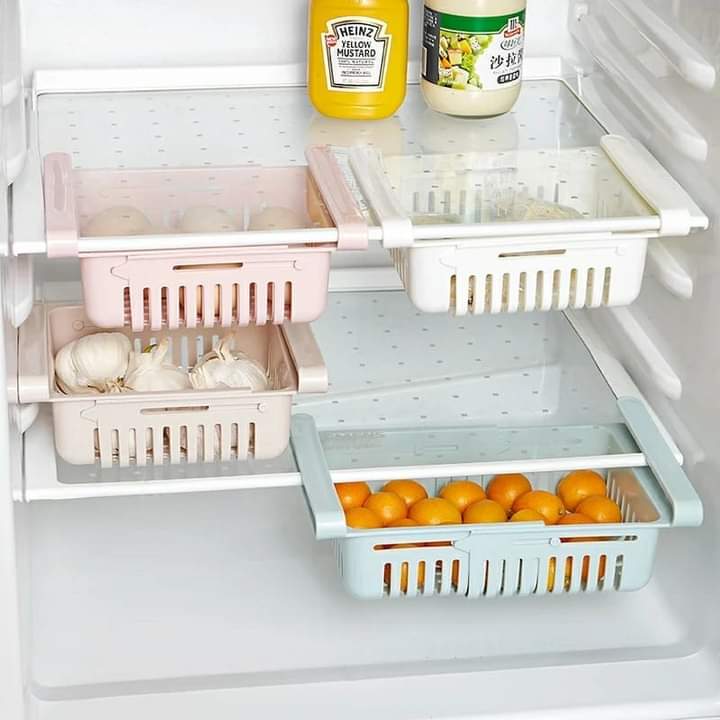 Organisateurs de réfrigérateur ajustables 3 pcs