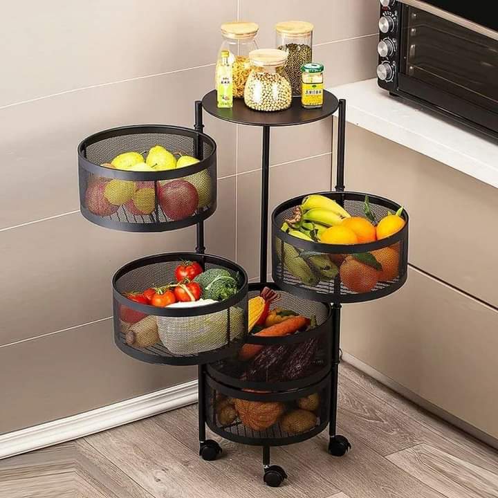 Étagère de rangement multifonction tournante