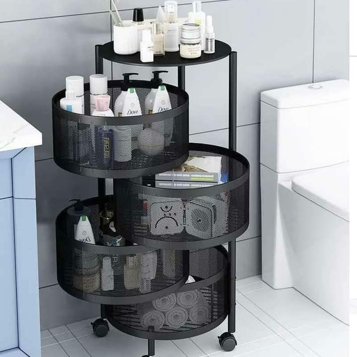 Étagère de rangement multifonction tournante