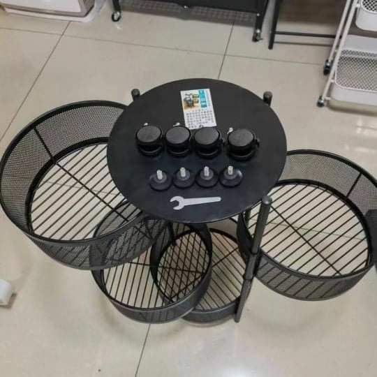 Étagère de rangement multifonction tournante