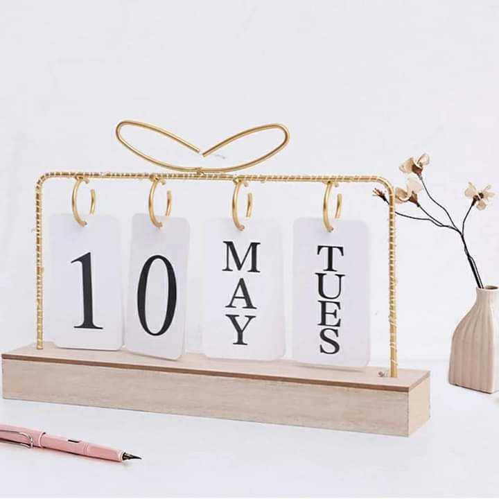 Calendrier LED décoratif