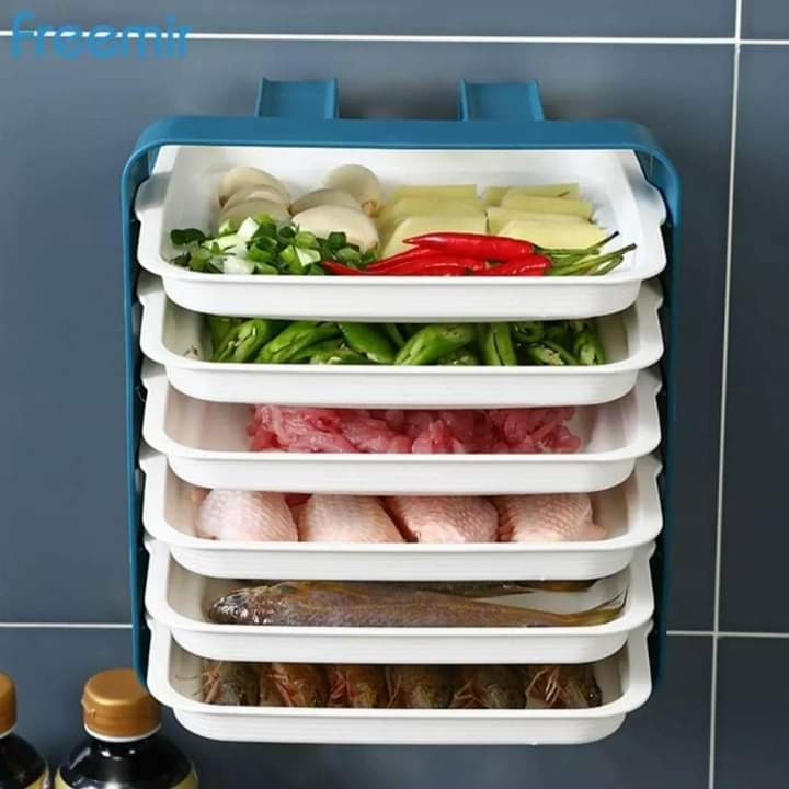 Étagère de préparation alimentaire multilayerée de cuisine