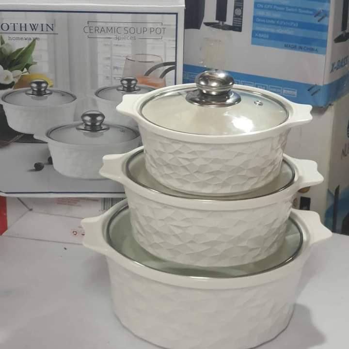 ensemble de plats de service 3 pièces