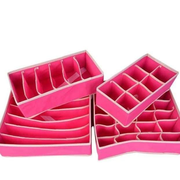 4 pièces organisateur de sous-vêtements