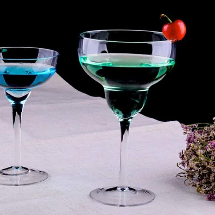 6p verres à cocktail Margarita