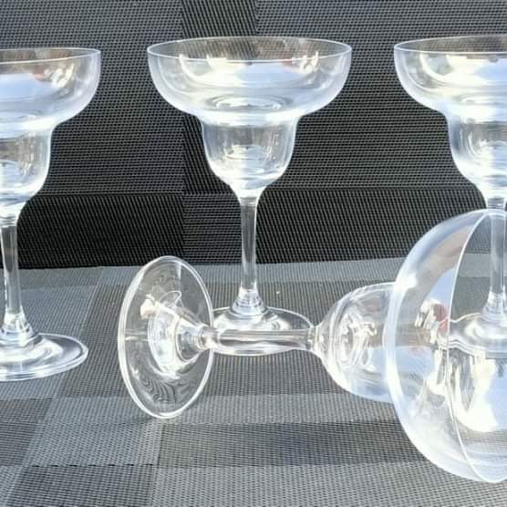 6p verres à cocktail Margarita