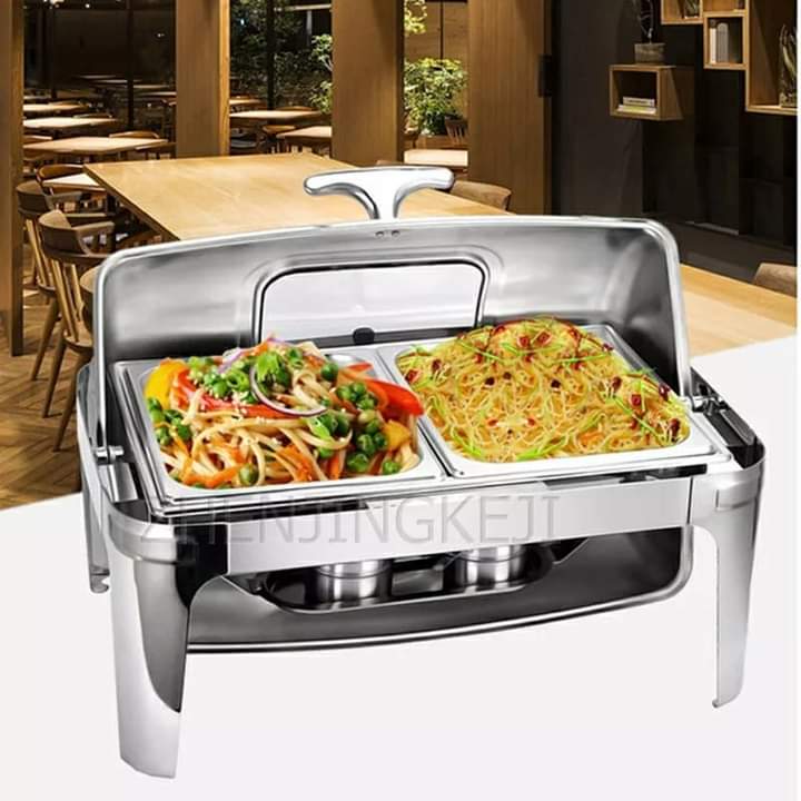 plats de service en acier inoxydable