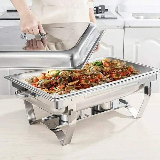 plats de service en acier inoxydable