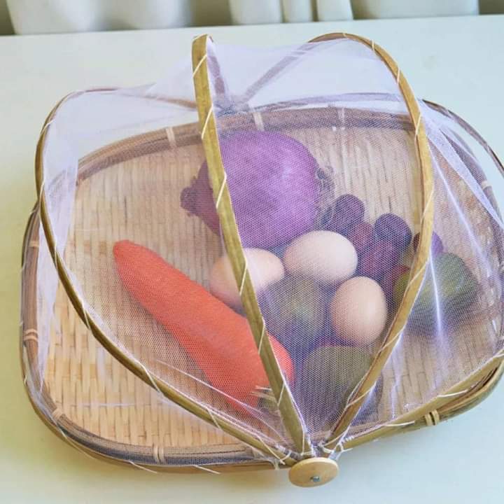 Panier en osier tissé à la main en bambou