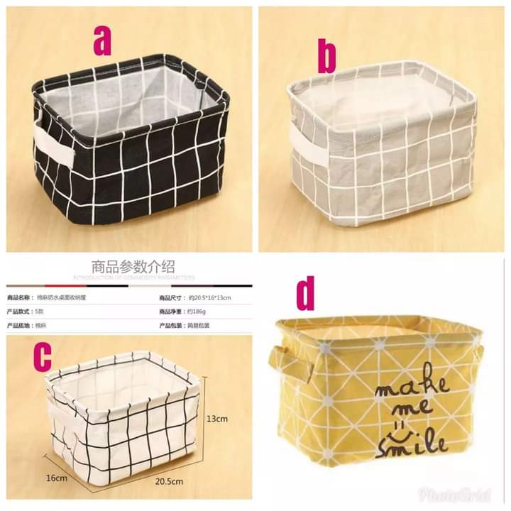 Bacs de rangement minimalistes
