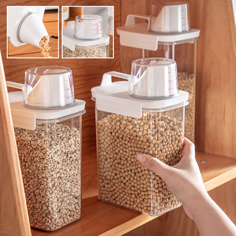 FreshKeeper - Récipient alimentaire hermétique avec verre doseur