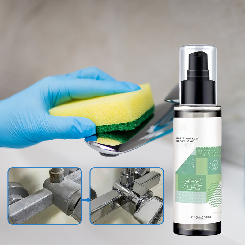 Gel nettoyant pour l'élimination des taches de calcaire et de rouille pour la salle de bain et la cuisine