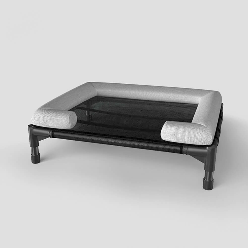 Tente pour chat et chien avec lit surélevé détachable de soutien orthopédique toutes saisons