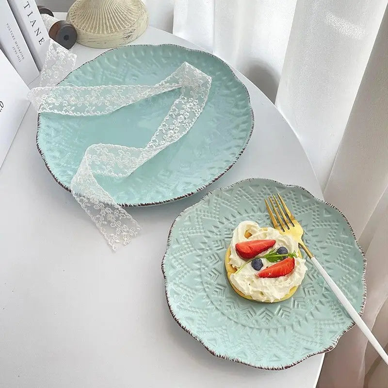 Floroux - Assiette à dessert en céramique