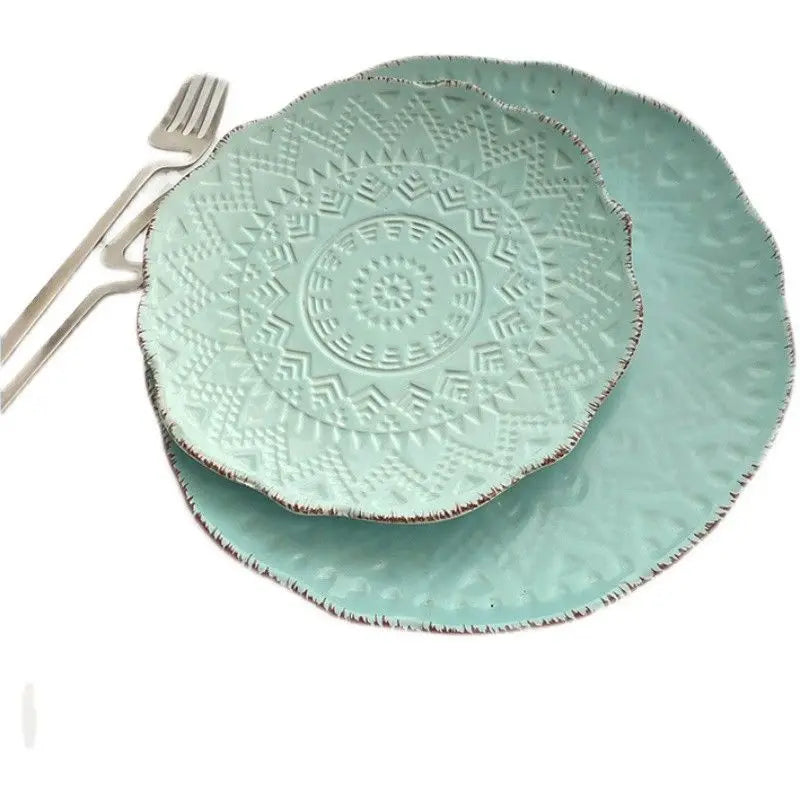 Floroux - Assiette à dessert en céramique