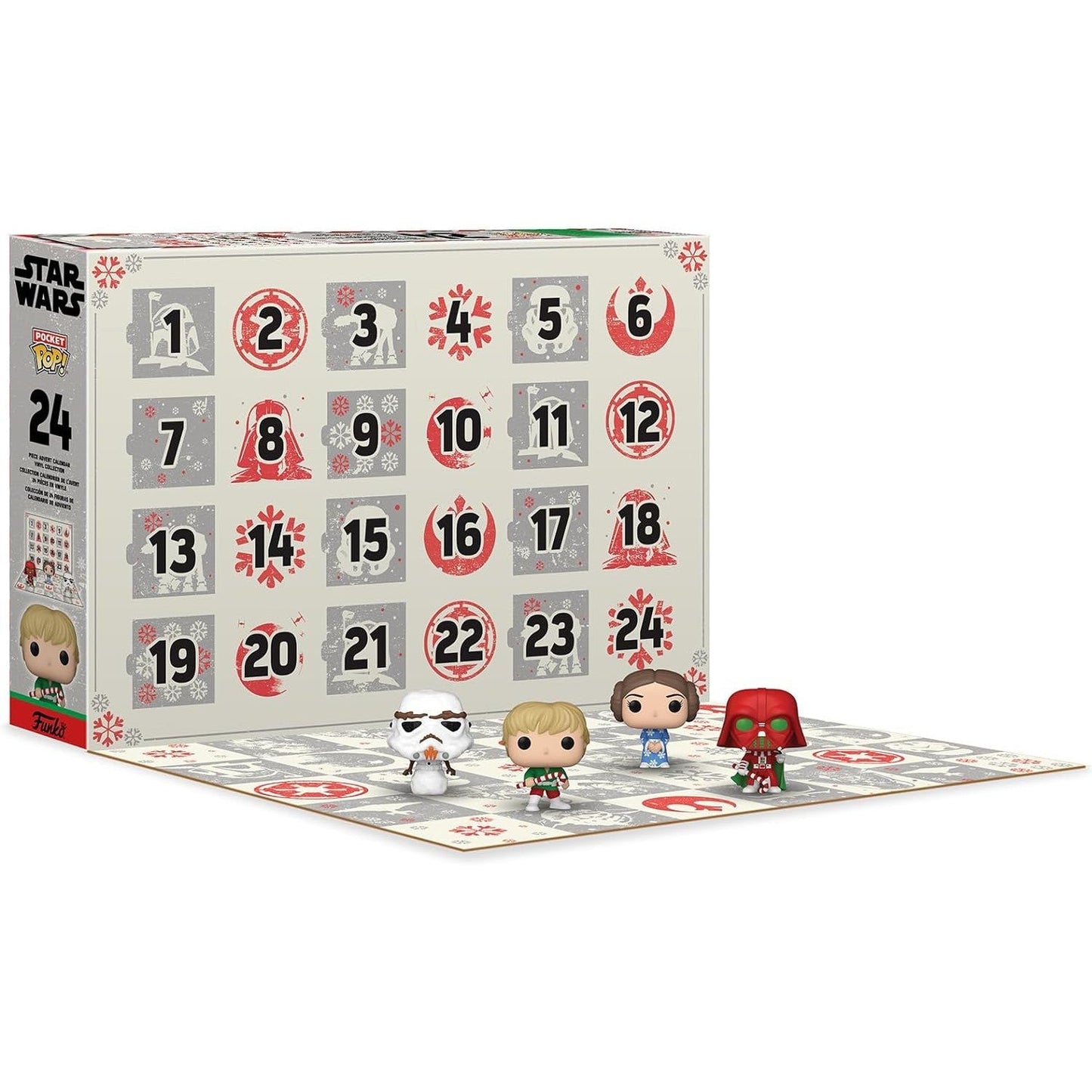 Calendrier de l'Avent Pokémon 2024 Boîte Surprise - Figurines Pikachu, Star Wars et Spider-Man pour Enfants