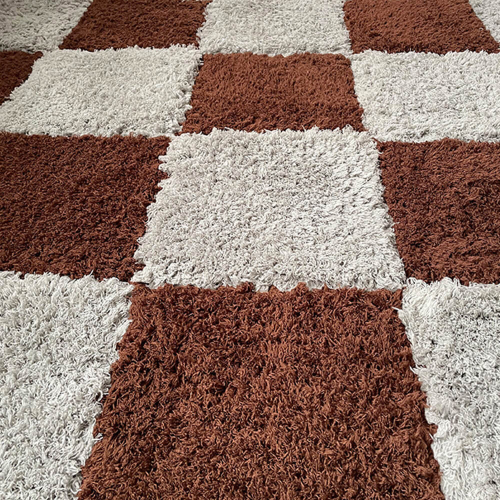 Tapis de jeu interlocking pour enfants doux et lavable de chambre