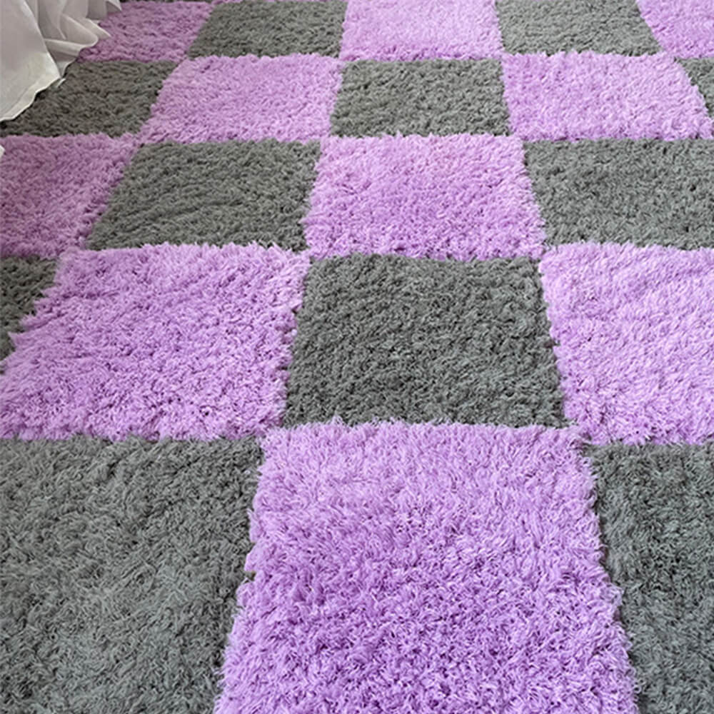 Tapis de jeu interlocking pour enfants doux et lavable de chambre