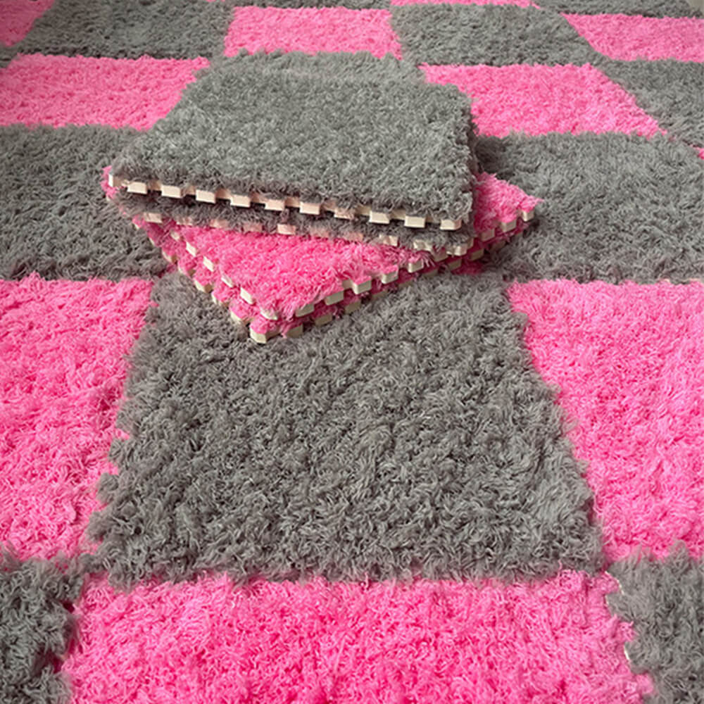 Tapis de jeu interlocking pour enfants doux et lavable de chambre