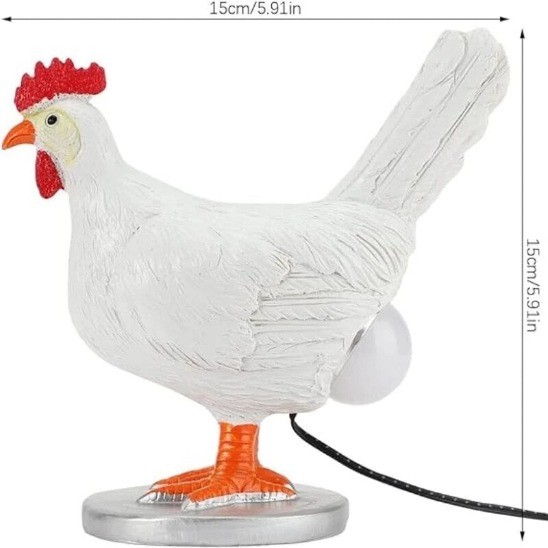 Lampe de Poulet Floroux - lampe de table amusante en forme de poulet