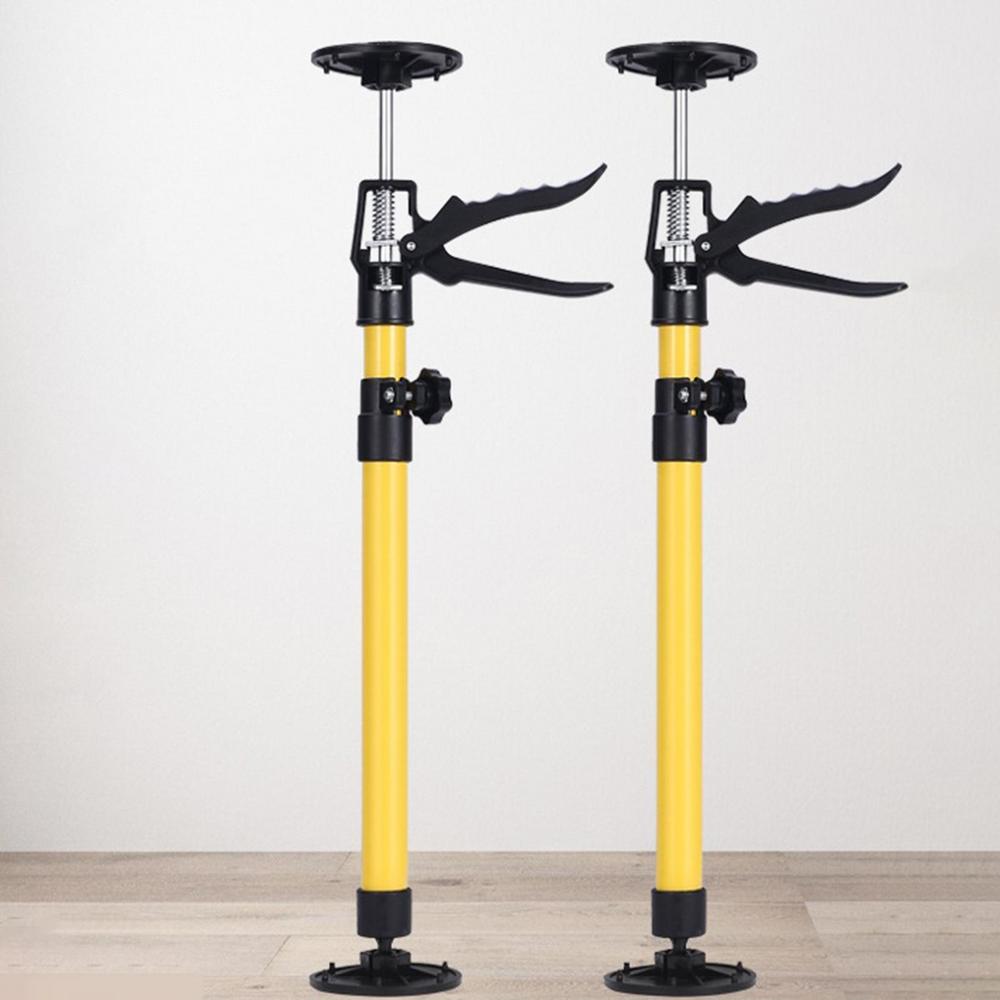 1/2pcs Support de Cabinet Pôle en Acier Télescopique Réglable Crics de Cabinet pour Installer des Cabinets Supporte Jusqu'à 30 Kg Par Tige