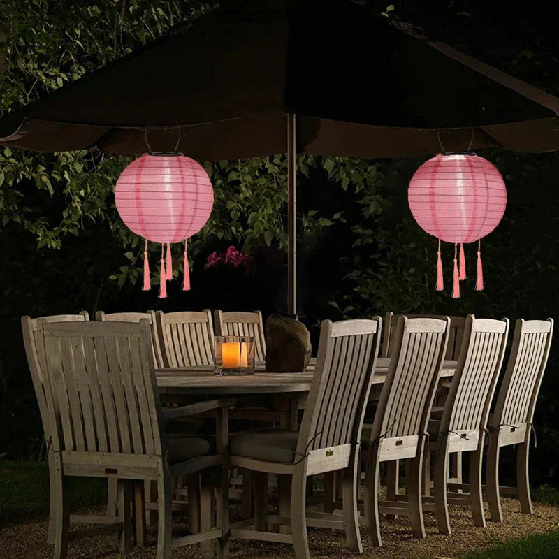 Floroux | Lampe Solaire Suspendue Imperméable pour Espaces Extérieurs