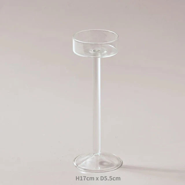 Floroux - Verre-Photophore-Porter de bougie