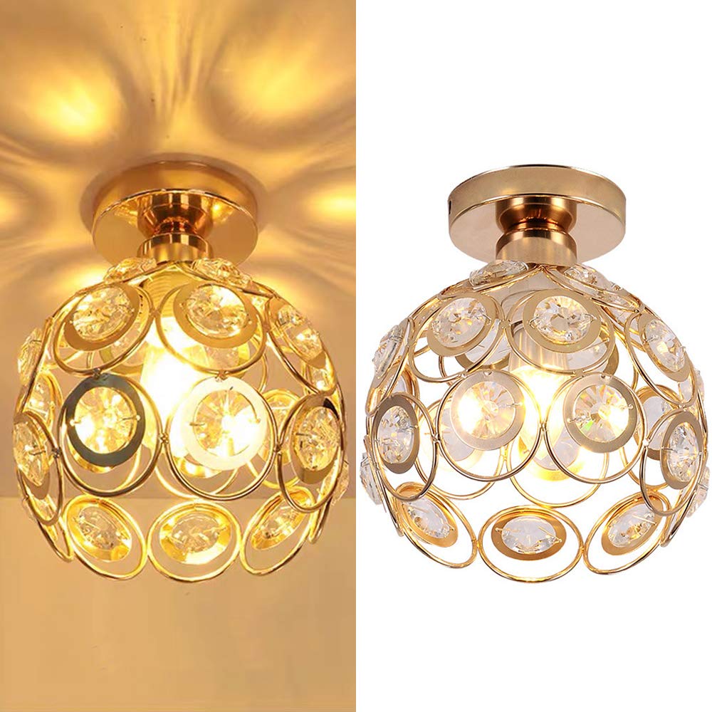 Floroux Or Lustre Luxueux de Plafond Salle de Bal