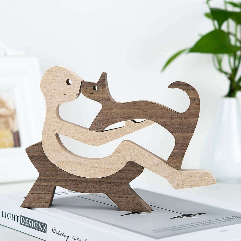 Animaux en bois danois Ornements