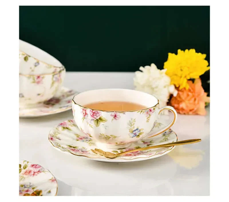 Tasse à café en porcelaine Bone China élégante - Design luxueux et unique