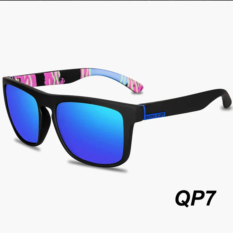 Floroux Lunettes de soleil de sport polarisées | Lunettes de protection UV pour activités de plein air | Idéal pour la pêche, la randonnée & la conduite