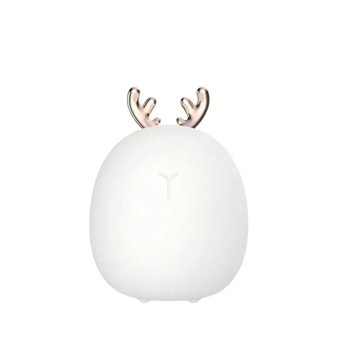 Floroux Night Lamp | Rechargeable USB LED Children's Lamp | Illuminated Animal Decoration | Rabbit & Deer