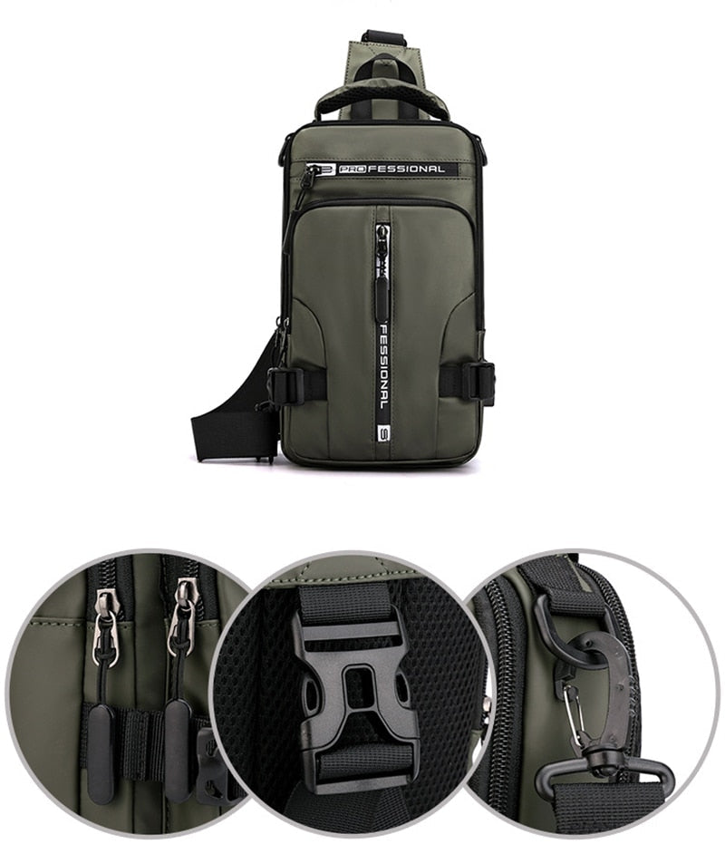 CityTrek Bag - Sac Bandoulière Oxford Étanche Élégant