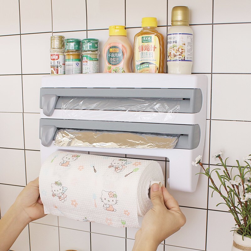 Tearix - Étagère intelligente pour film alimentaire et papier sulfurisé