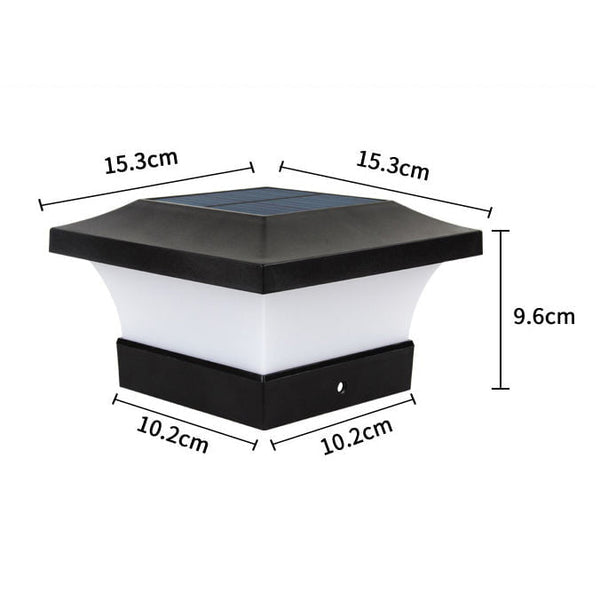 Floroux Short Light | Lampadaire solaire pour l'extérieur