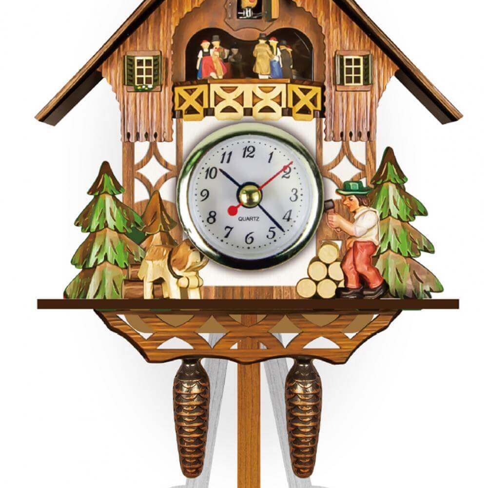 Horloge à coucou rétro - 8 styles différents