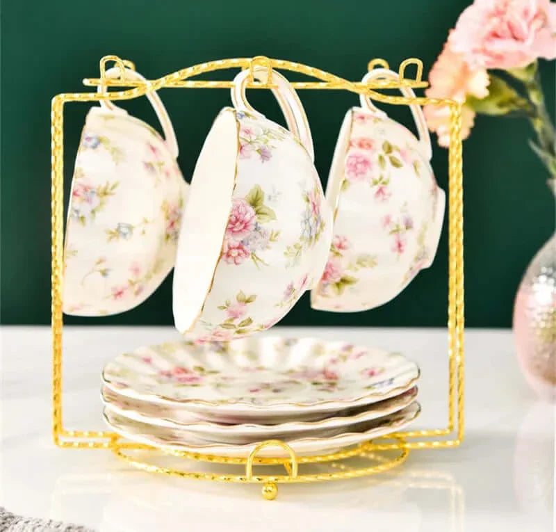 Tasse à café en porcelaine Bone China élégante - Design luxueux et unique