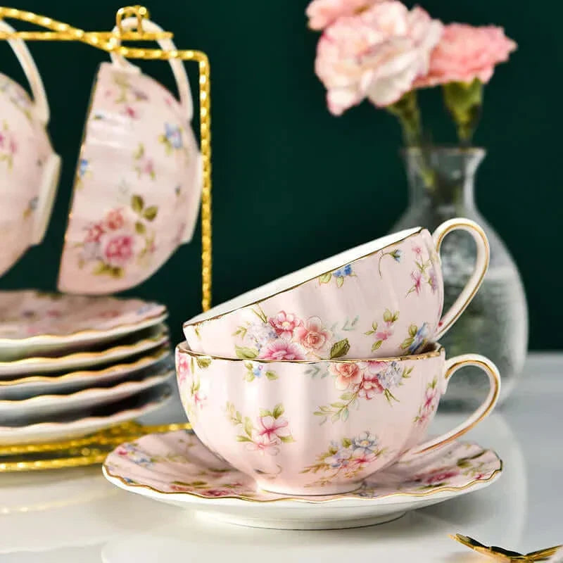 Tasse à café en porcelaine Bone China élégante - Design luxueux et unique