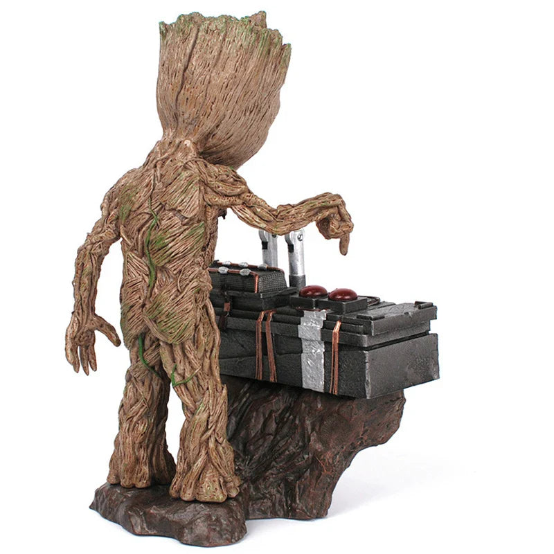 Figurine en PVC de Baby Groot mignonne - Statue d'action Marvel Guardians of the Galaxy, adorable jouet collectible pour fans