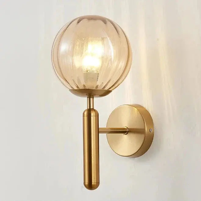 GlobeLuxe - Applique Murale en Verre avec Éclairage LED